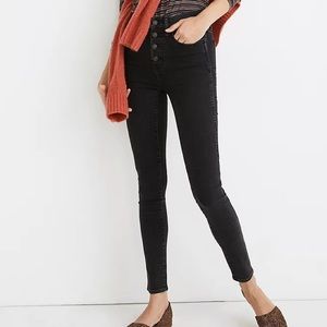 NWT Madewell 28 Tall 10” high-rise skinny jeans